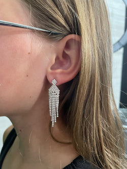 Rhinestone Dangle Earring