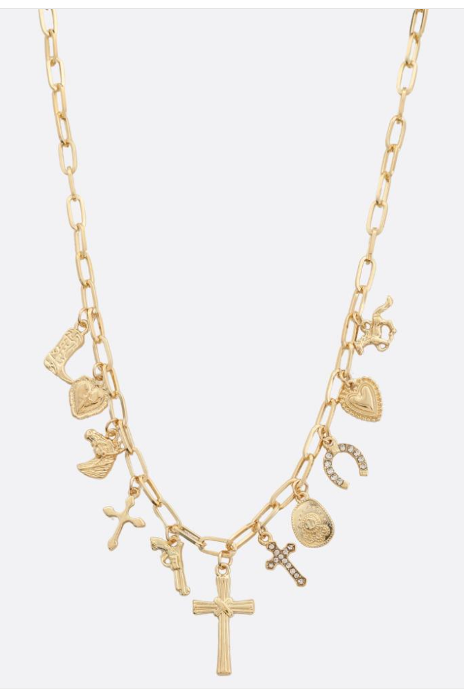 Cross Charm Necklace