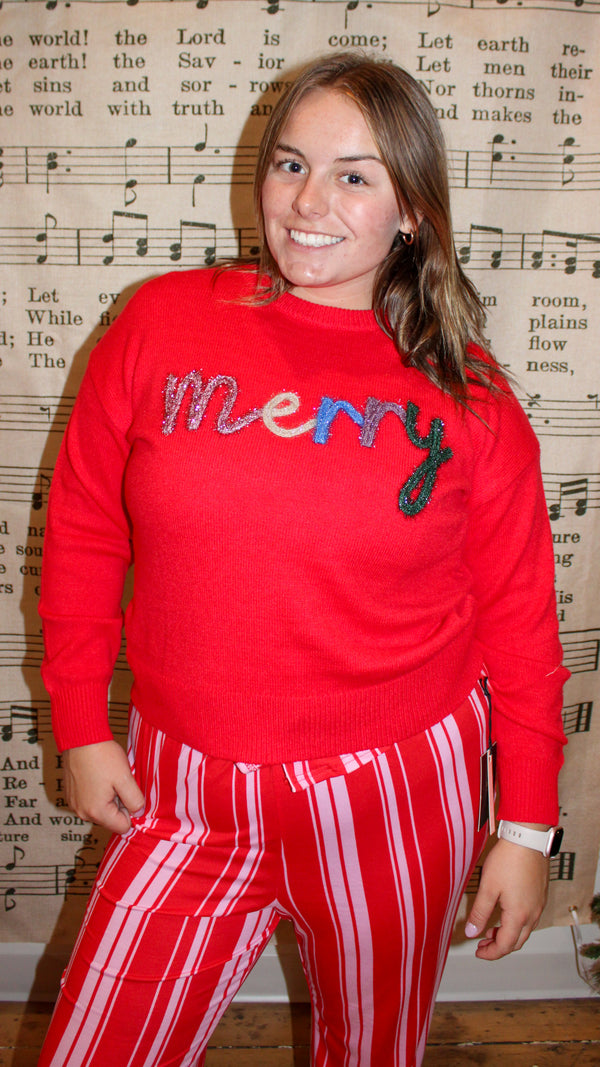 Tinsel Merry Sweater